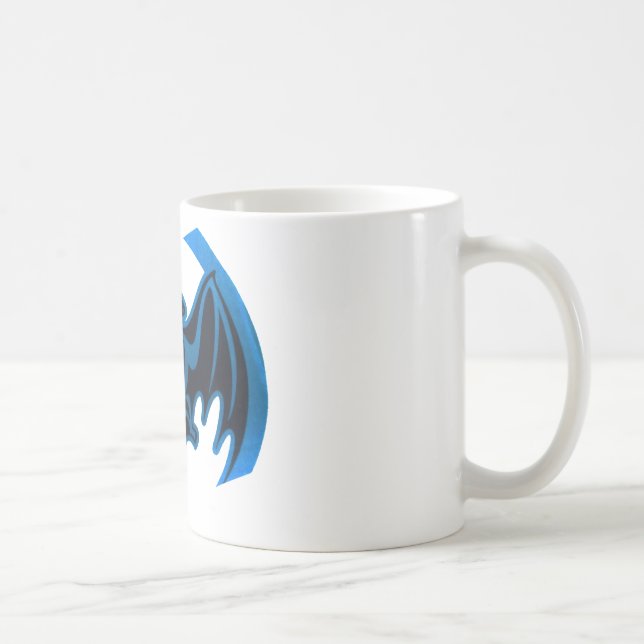 Mug Bat Bleu Le MUSÉE Zazzle Cadeaux (Droite)