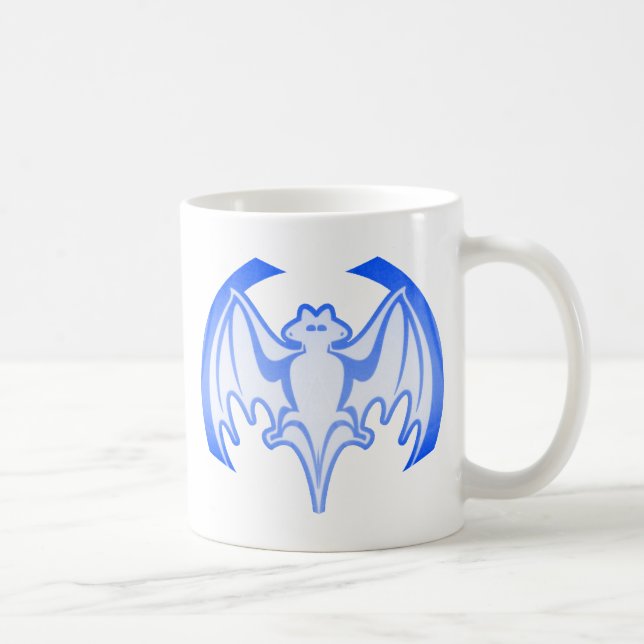 Mug Bat Blue Inv Le MUSÉE Zazzle Cadeaux (Droite)