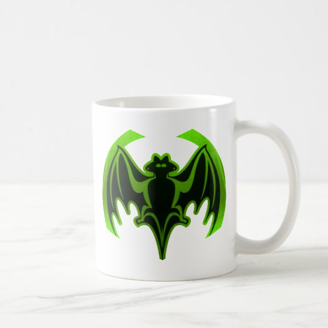 Mug Bat Green MUSEUM Zazzle Cadeaux (Droite)