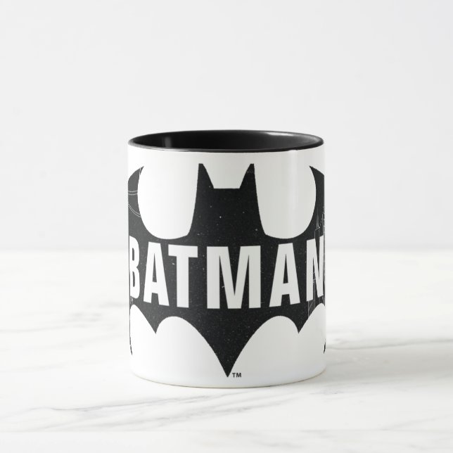Mug Bat Logo With Gotham Etching (Centre)