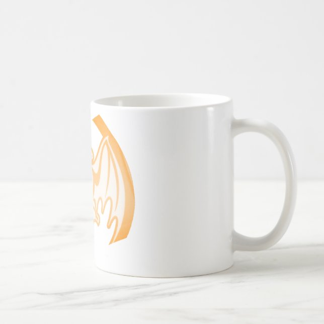 Mug Bat Orange Inv Le MUSÉE Zazzle Cadeaux (Droite)