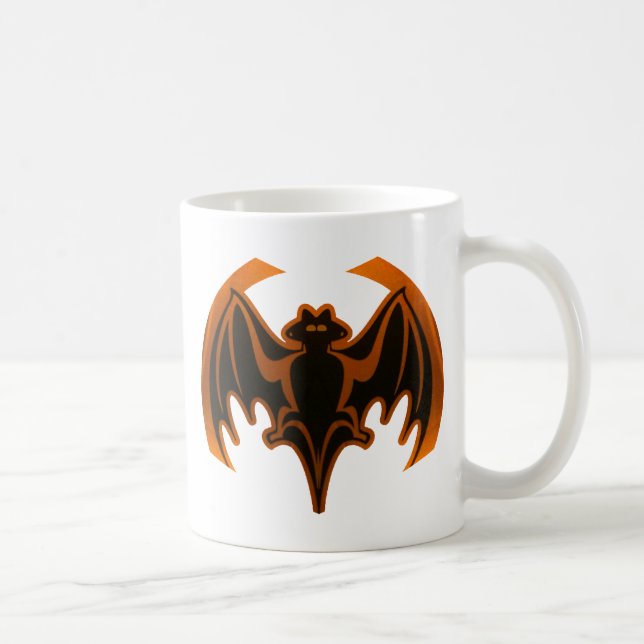 Mug Bat Orange Le MUSÉE Zazzle Cadfts (Droite)