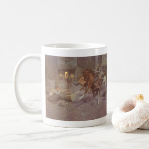 Mug Bataille au Roundup Saloon par Bill Gollings
