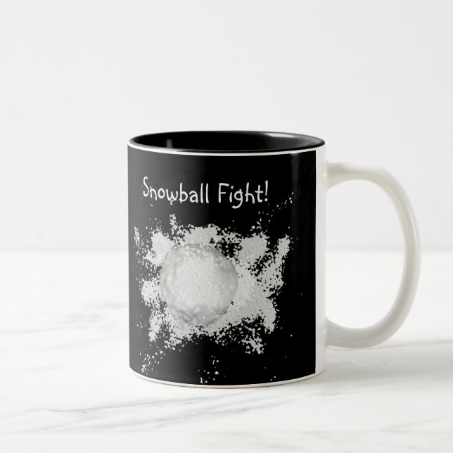 Mug Bataille de Boules de Neige (Droit)