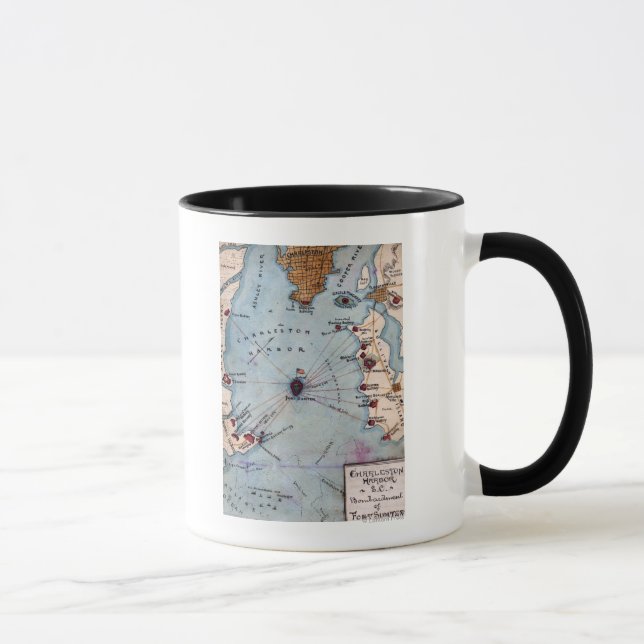 Mug Bataille de Fort Sumter - Panorama de guerre civil (Droite)