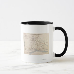 Mug Bataille de Shiloh - carte panoramique 4 de guerre