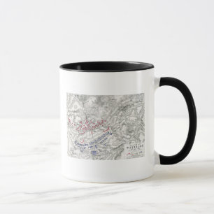 Mug Bataille de waterloo, le 18 juin 1815, feuille