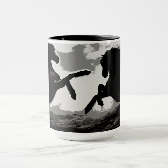 Mug Bataille des Chevaux - Art Equin (Centre)