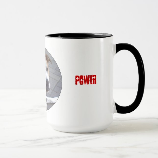 Mug Bataille Pitbull Power (Droite)