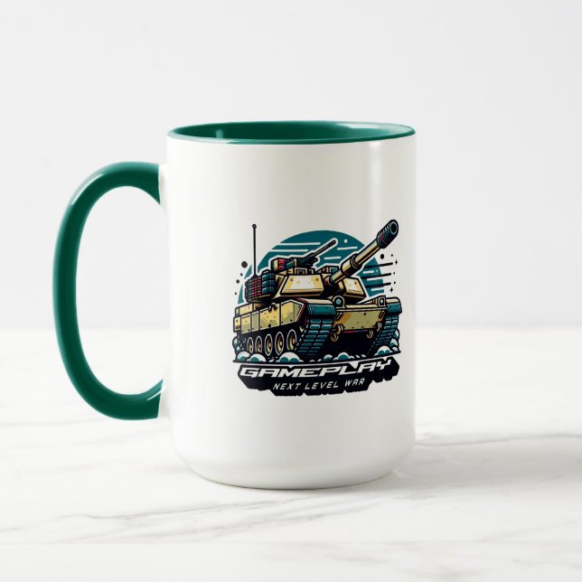 Mug Batailles blindées : Jeux de niveau supérieur (Gauche)