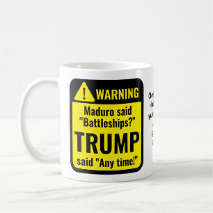 Mug Batailles Trump Maduro Drôles Personnalisées