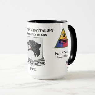 Mug BATAILLON de PANTHÈRES NOIRES 761st - RÉSERVOIR de