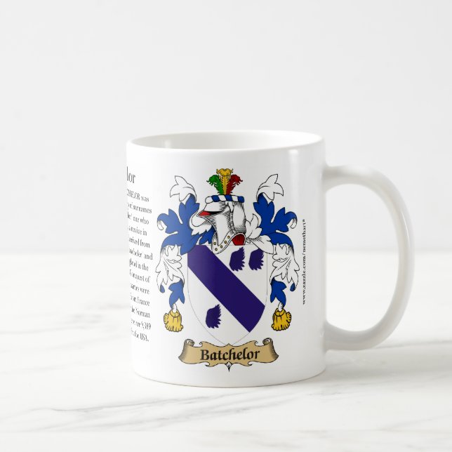 Mug Batchelor, l'origine, la signification et la crête (Droite)