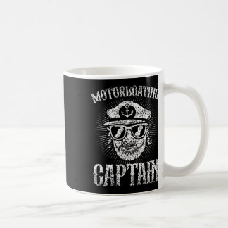 Mug Bateau à moteur Capitaine Motorboats Motorboat Mot