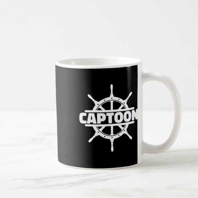 Mug Bateau à ponton Captoon Navigation Bateau à ponton (Droite)