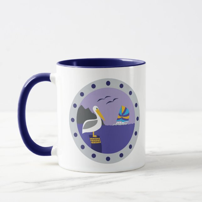 Mug Bateau à voile pélican (Gauche)