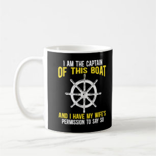 Mug Bateau Capitaine de voile Skipper Humour de bateau