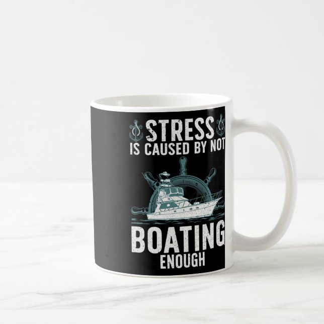 Mug Bateau Cool Pour Hommes Femmes Stress Navigateur Y (Droite)