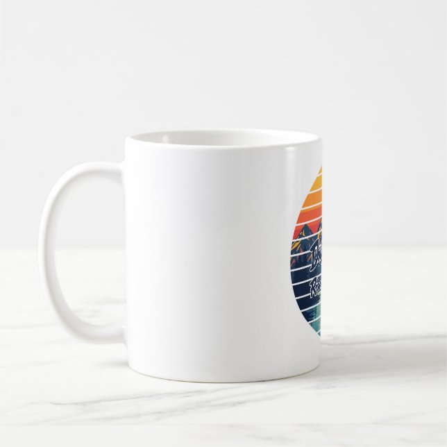 Mug Bateau de Dérive Pêche à la Mouche Rivière Thérapi (Gauche)