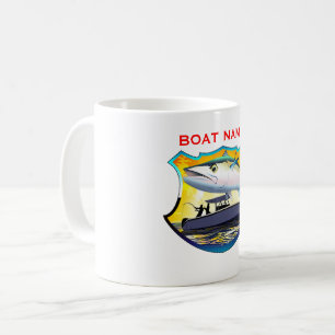 Mug Bateau de la console du centre de pêche King Macke