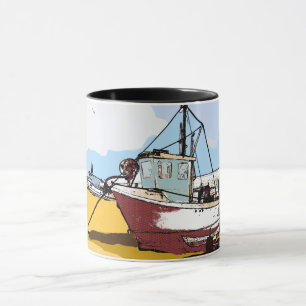 Mug Bateau de pêche pittoresque