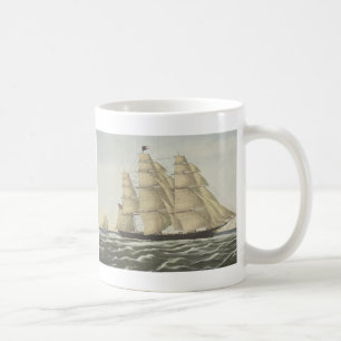 Mug Bateau de tondeuse, nuage volant