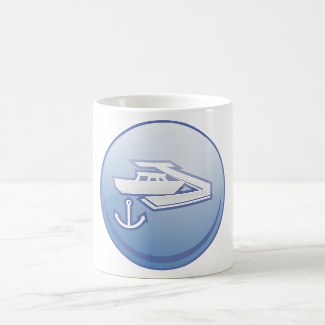 Mug Bateau et Ancre Marine nautique (Créateur téléchargé)