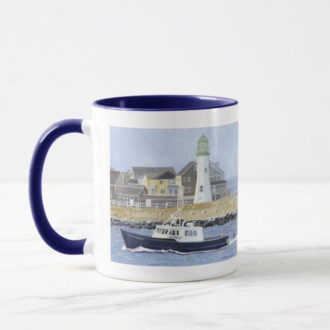 Mug Bateau homardier, port de Scituate (Gauche)