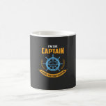 Mug Bateau - Je suis le Capitaine<br><div class="desc">cadeaux de plaisance amusants</div>