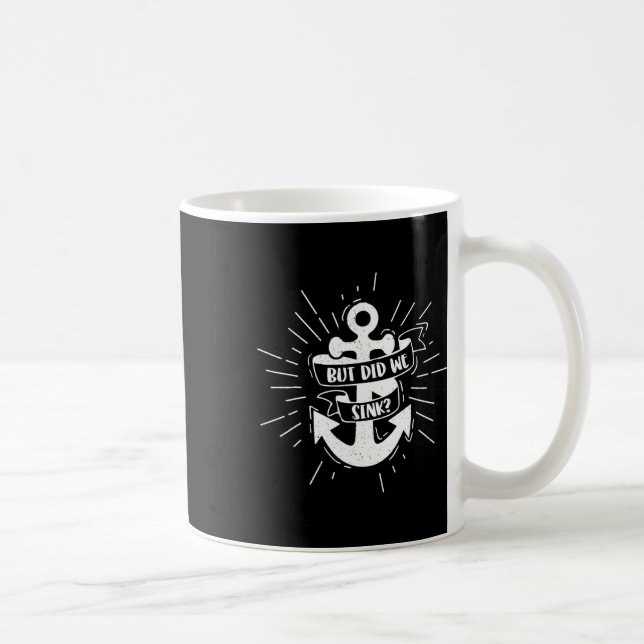 Mug Bateau mais avons-nous coulé Flatboat capitaine de (Droite)