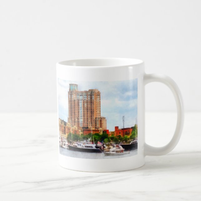 Mug Bateaux à Inner Harbour Baltimore MD (Droite)