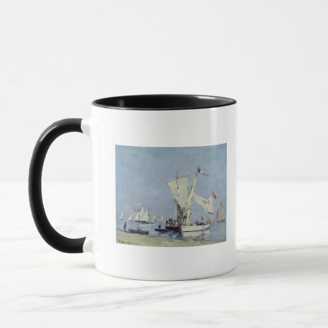 Mug Bateaux à voile, c.1869 (Gauche)