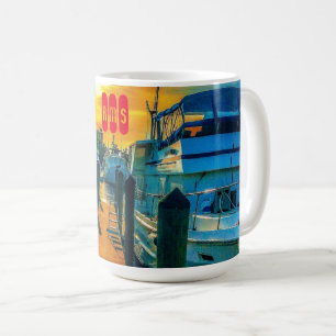 Mug Bateaux au coucher du soleil du port
