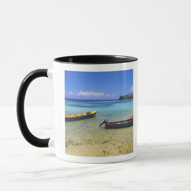 Mug Bateaux de pêche, Boston Beach, Port Antonio, (Gauche)