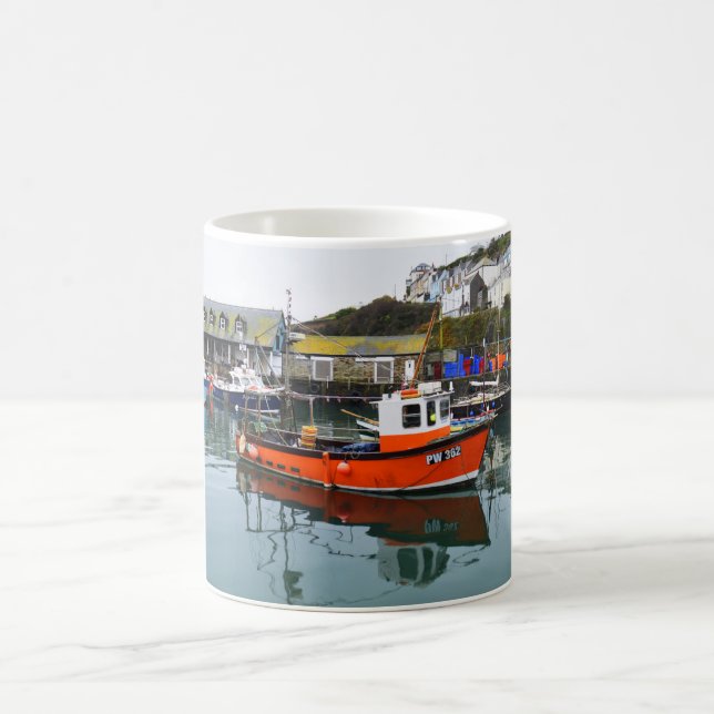 Mug Bateaux de pêche dans le port de Mevagissey (Centre)