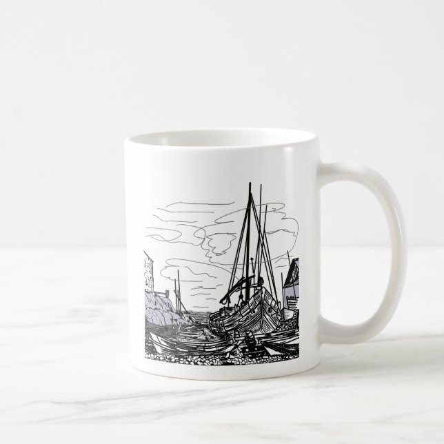 Mug bateaux en mer (Droite)