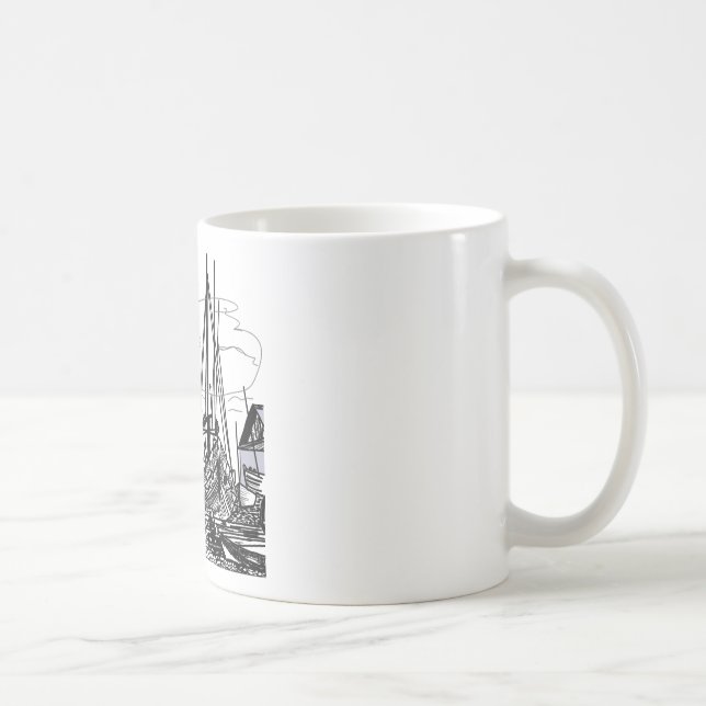 Mug bateaux en mer (Droite)