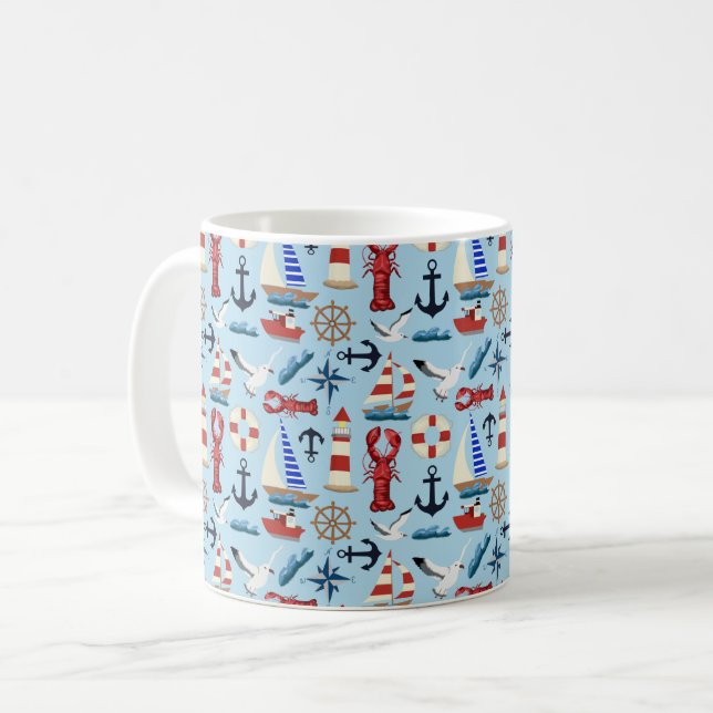 Mug Bateaux marins (Devant gauche)