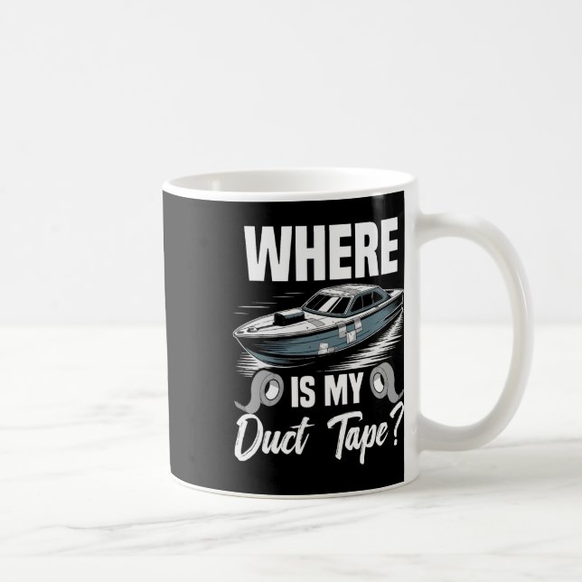 Mug Bateaux Rc Bateau Télécommandé Croisière Ruban Adh (Droite)