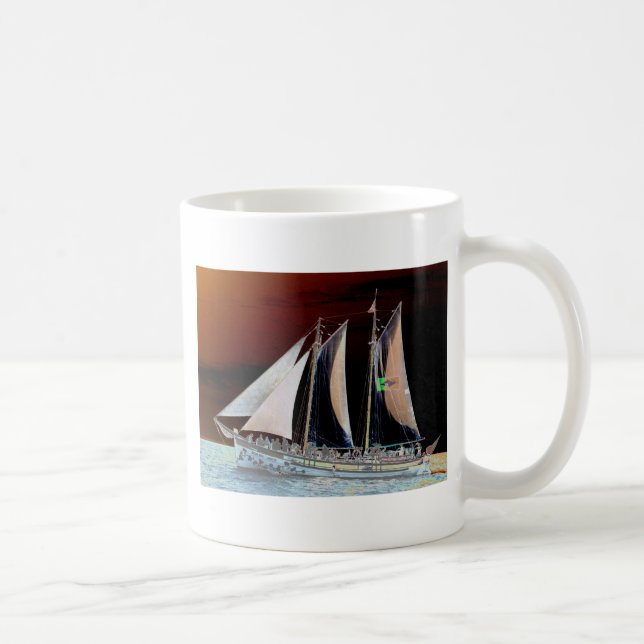 Mug Bateaux sous voile (Droite)