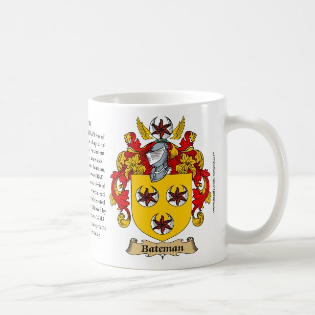 Mug Bateman, l'origine, la signification et la crête (Droite)