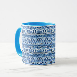 Mug Batik bleu