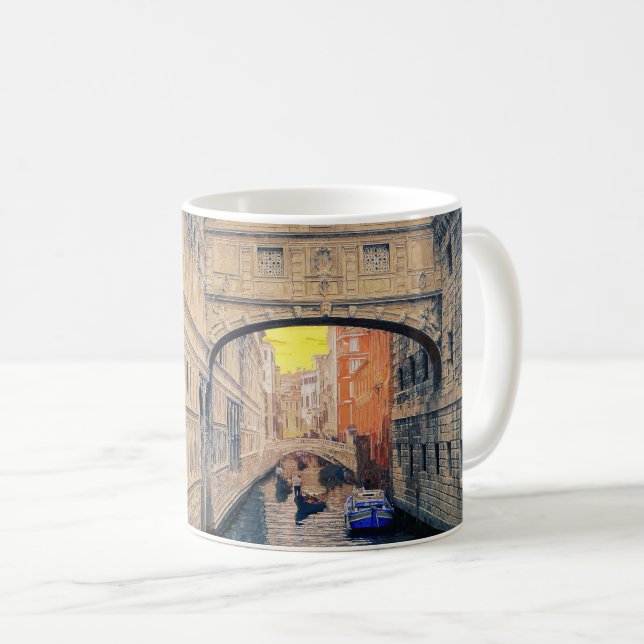 Mug Bâtiment de la gondole de la voie navigable de Ven (Devant droit)