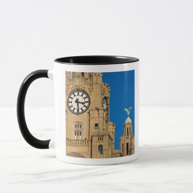 Mug Bâtiment Liver, Liverpool, Merseyside, Angleterre (Gauche)