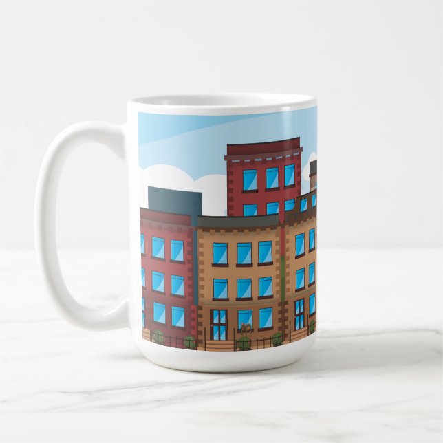 Mug Bâtiments Brownstone (Gauche)