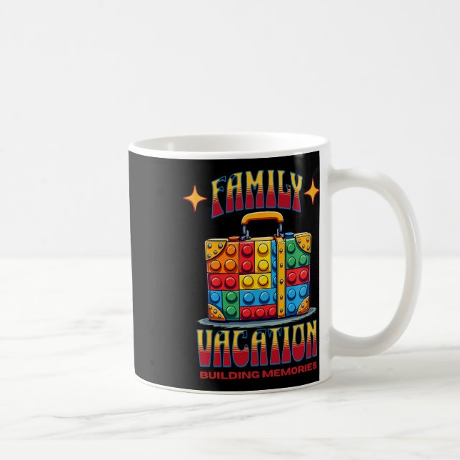 Mug Bâtir des briques Vacances familiales Bâtir des so (Droite)