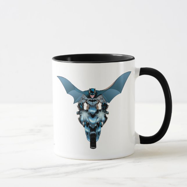Mug Batman à vélo avec cape (Droite)
