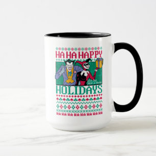 Mug Batman   Joyeuses fêtes Joker & Harley Quinn