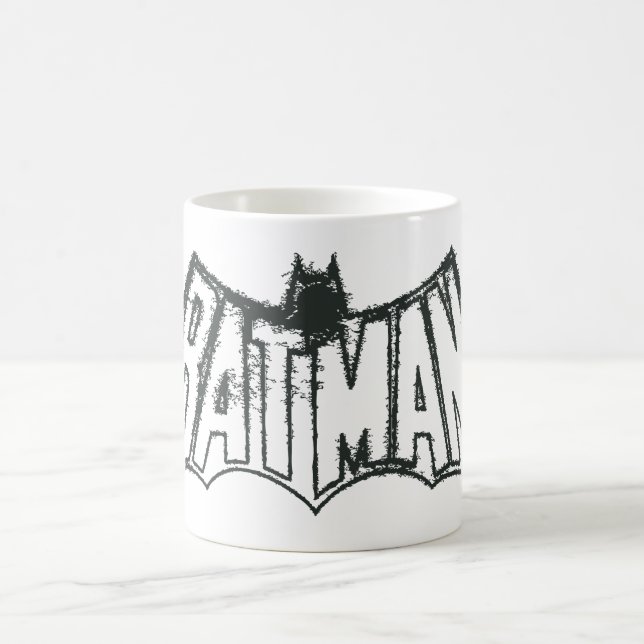 Mug Batman | Logo de symbole Vintage (Centre)