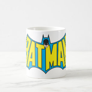 Mug Batman Logo Vintage bleu jaune